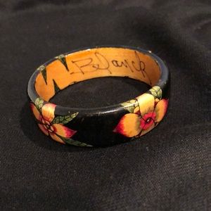 Vintage wooden bangle